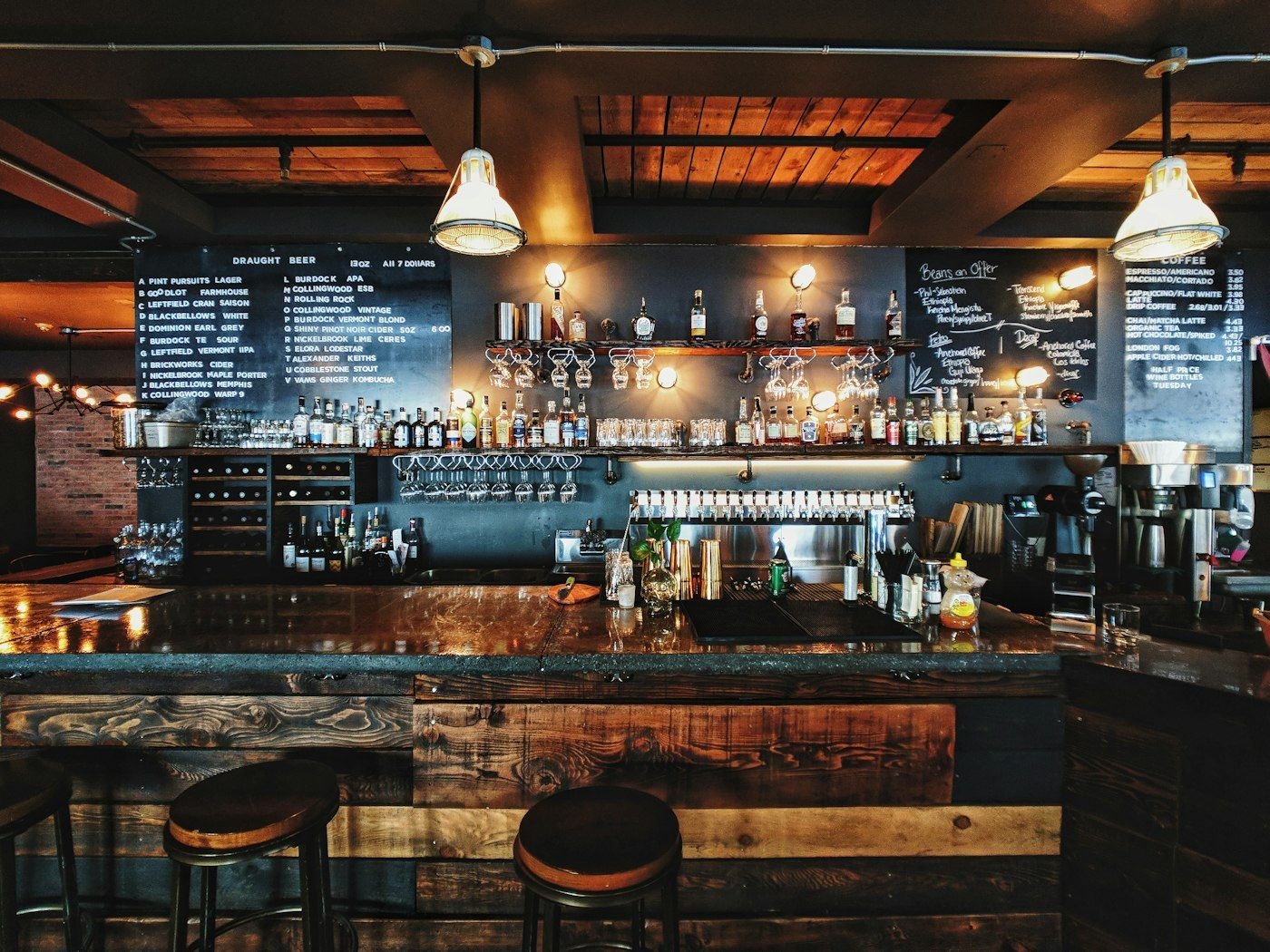 Evening bar